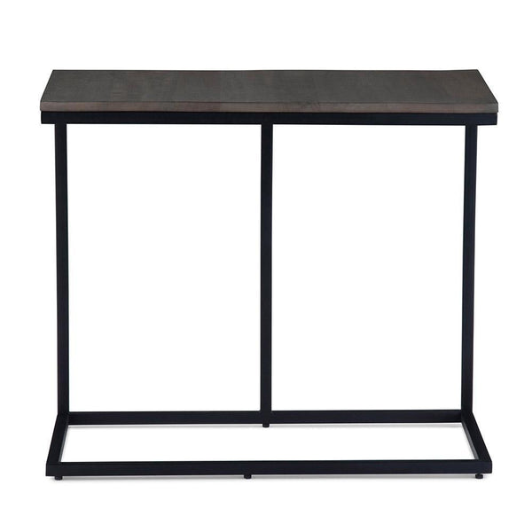 Simpli Home Wide C Side Table In Mango
