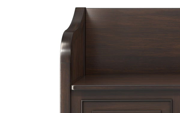 Simpli Home Wide Entryway Storage Bench