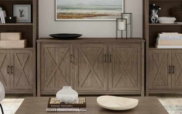 Simpli Home Wide Storage Cabinet