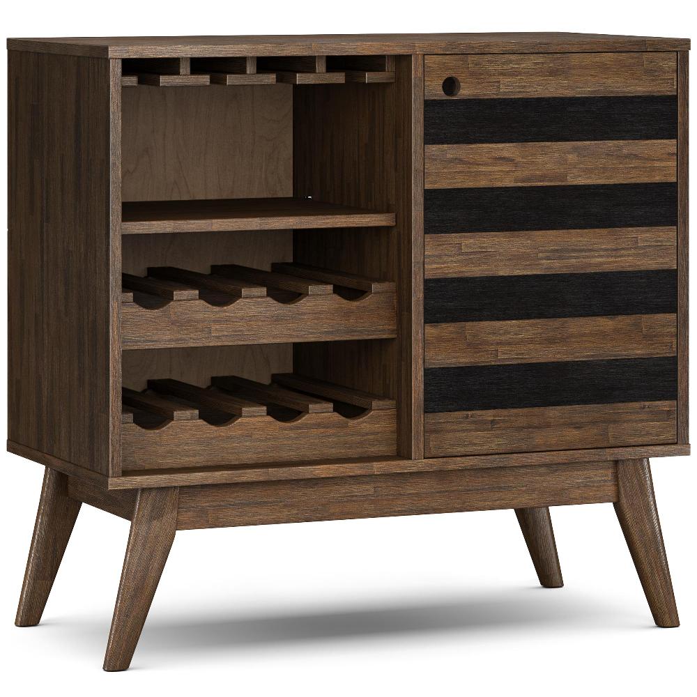 simpli home Wine Cabinet in Acacia