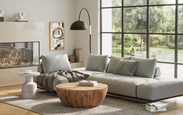 Simpli Home Wooden Accent Table In Mango