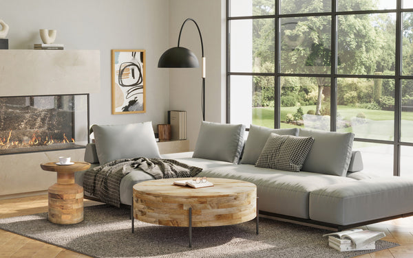 Simpli Home Wooden Accent Table In Natural