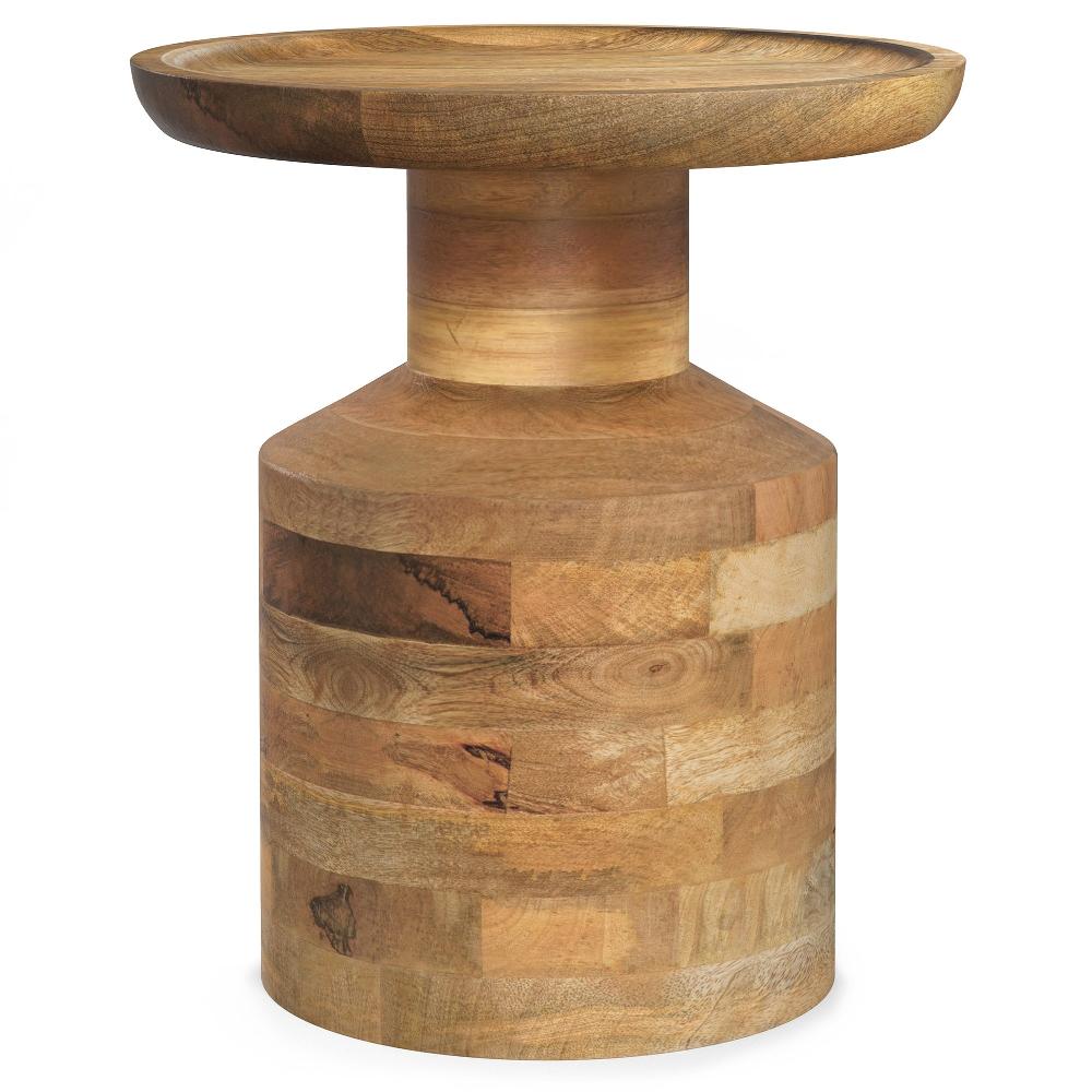 simpli home Wooden Accent Table in Natural