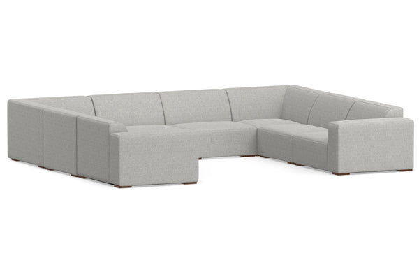 Simpli Home U-Shaped Sectional In Performance Fabric