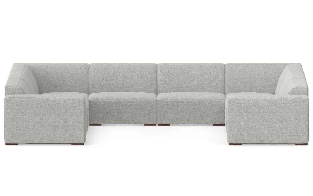 simpli home U-Shaped Sectional in Performance Fabric