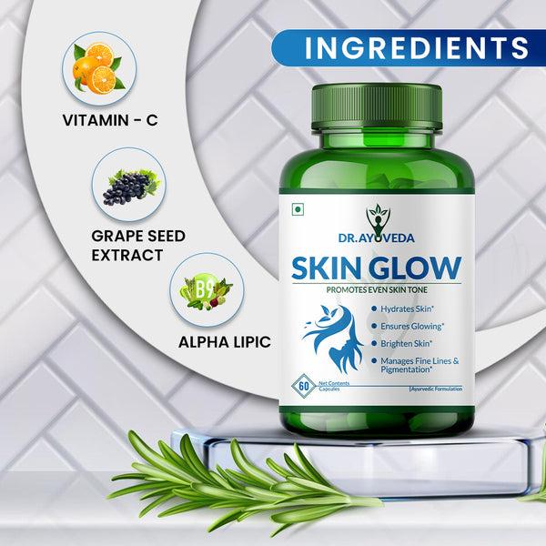 Simply Herbal Dr. Ayuveda Vitamin C Capsules & Serum For Radiant Skin