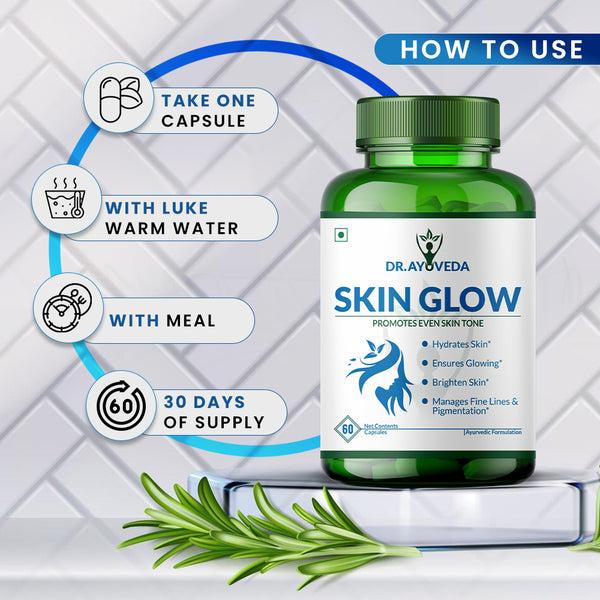 Simply Herbal Dr. Ayuveda Vitamin C Capsules & Serum For Radiant Skin