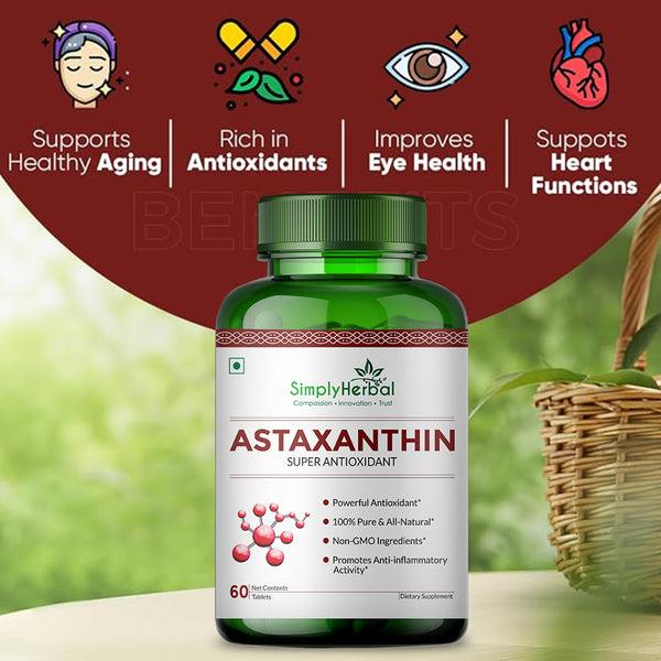 Simply Herbal Simply Herbal Astaxanthin Supplement Tablets - 60 Tablets