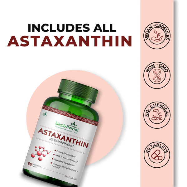 Simply Herbal Simply Herbal Astaxanthin Supplement Tablets - 60 Tablets