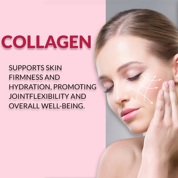Simply Herbal Simply Herbal Collagen Support With Vitamin C & White Kidney Beans 1000mg -60 Capsules