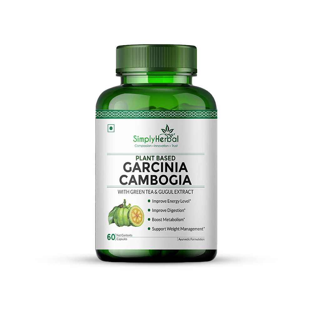 simply herbal Simply Herbal Garcinia Cambogia With Green Coffee Green Tea & Guggul Extract 800mg -60 Capsules