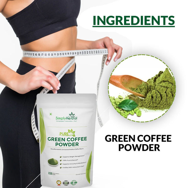 Simply Herbal Simply Herbal Green Coffee Beans Powder – 225g
