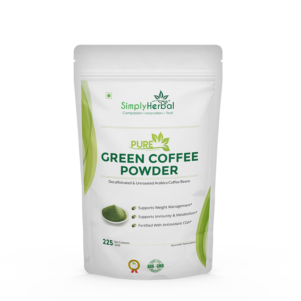 simply herbal Simply Herbal Green Coffee Beans Powder – 225g