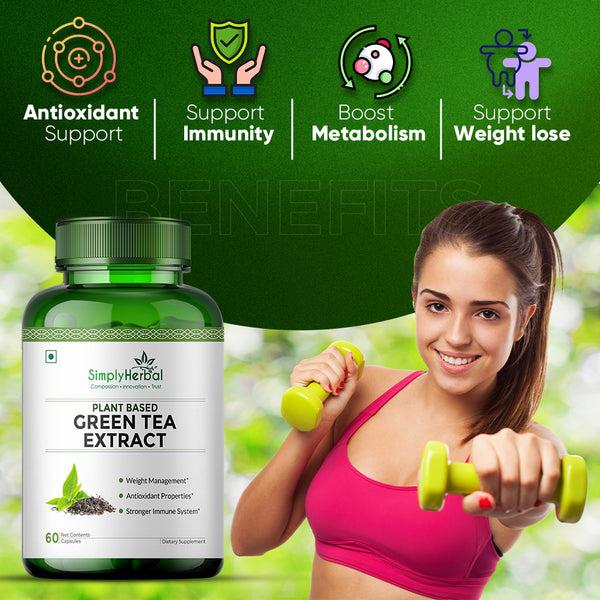 Simply Herbal Simply Herbal Green Tea Extract 500mg – 60 Capsules