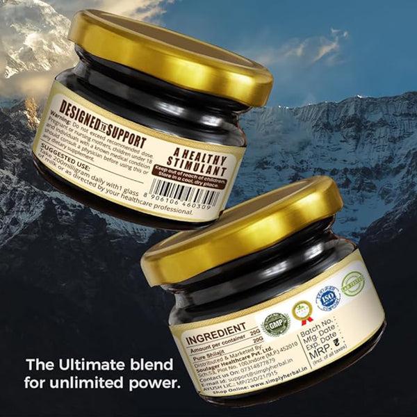 Simply Herbal Simply Herbal Himalayan Raw Shilajit Pure Ayurveda- 20 Grm