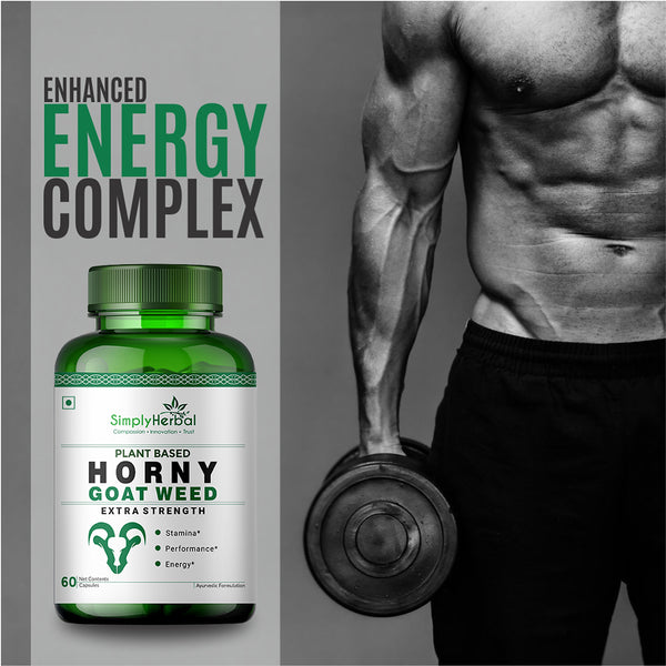 Simply Herbal Simply Herbal Horny Goat Weed With Maca Root Extract 800Mg-90 Capsules