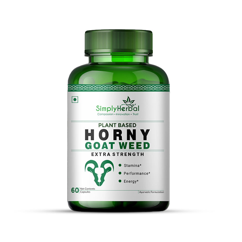 simply herbal Simply Herbal Horny Goat Weed with Maca Root Extract 800Mg-90 Capsules