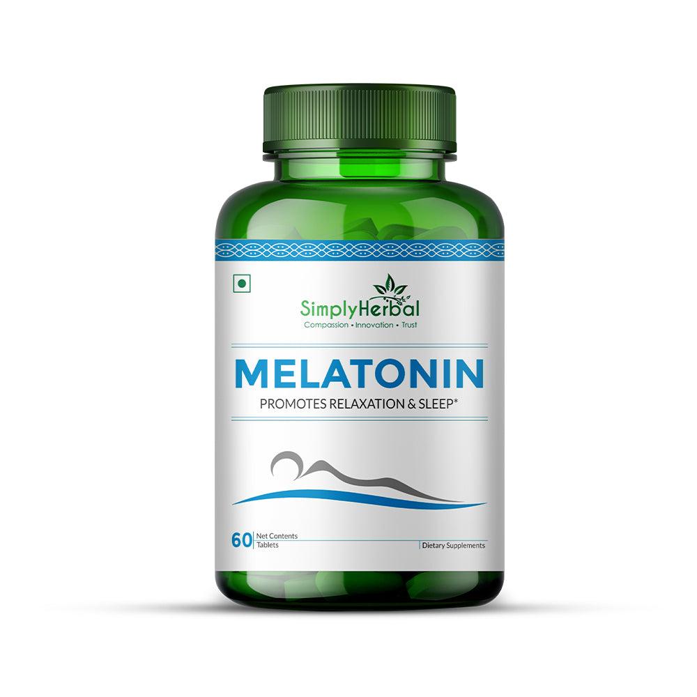 simply herbal Simply Herbal Melatonin 10mg Sleeping Aid Healthy Sleep Cycle-60 Tablets