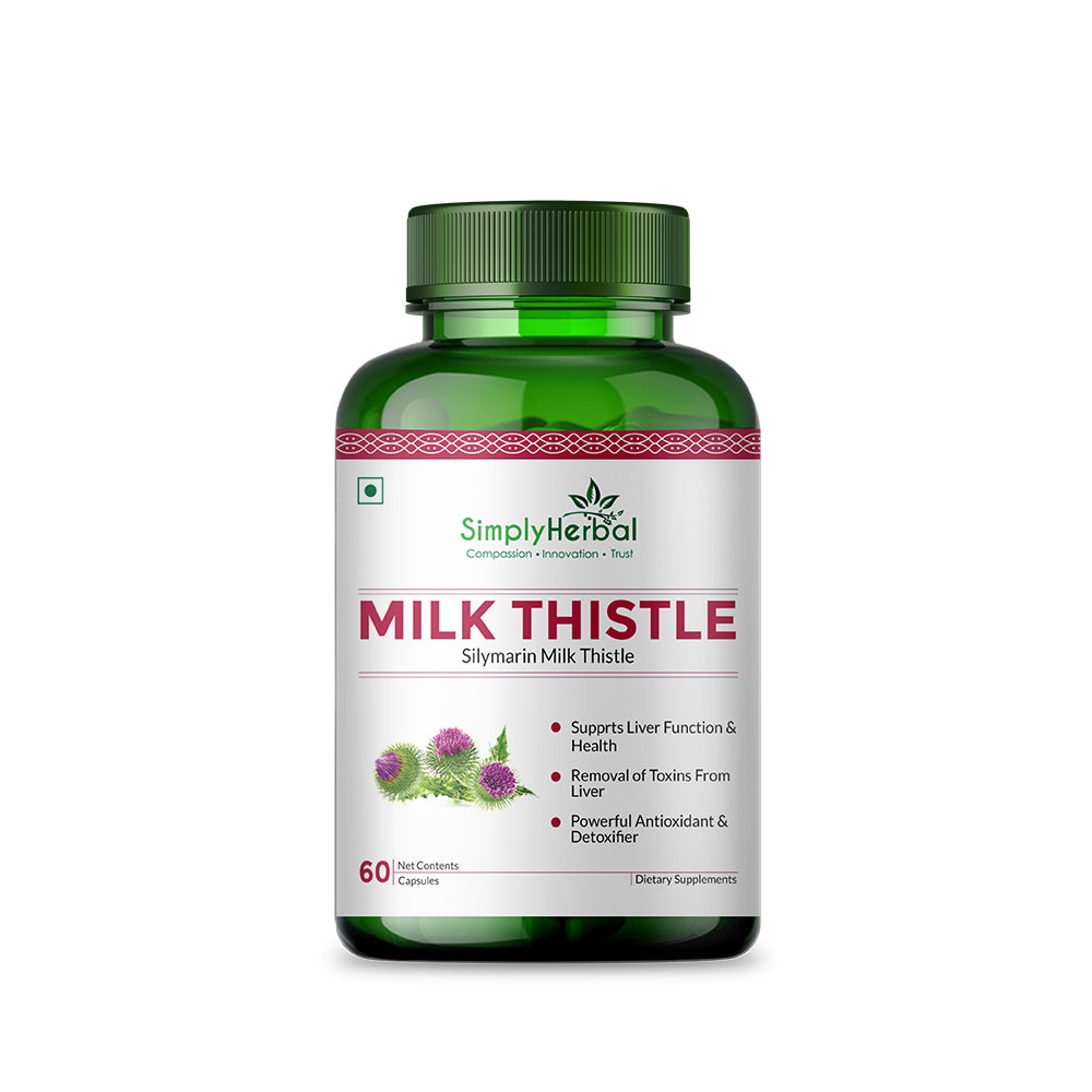 simply herbal Simply Herbal Milk Thistle Capsules 500mg – 60 Capsules