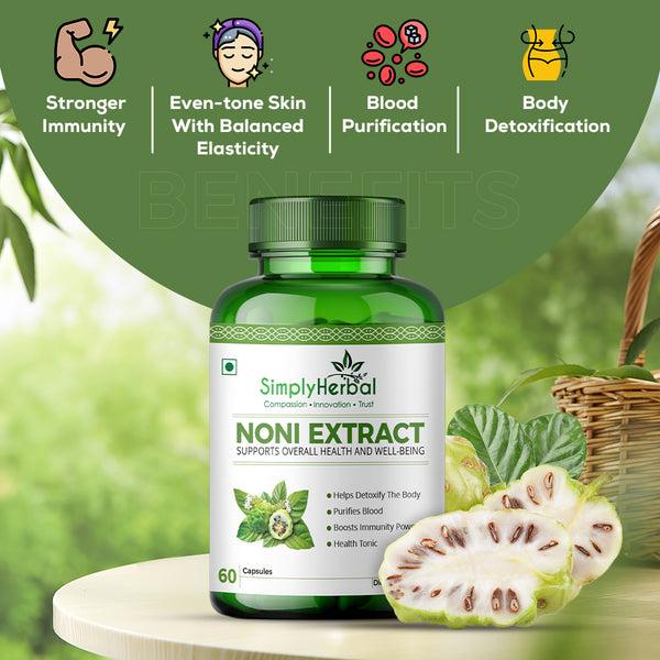 Simply Herbal Simply Herbal Noni Extract 500mg - 60 Capsules