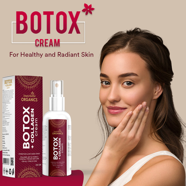 Simply Herbal Simply Herbal Organics Botox Cream 100 Gm| Face Repairing & Brightening For All Skin Types