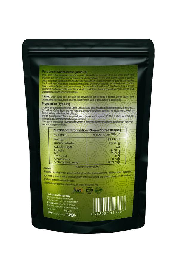 Simply Herbal Simply Herbal Pure Unroasted Green Coffee Beans 50g