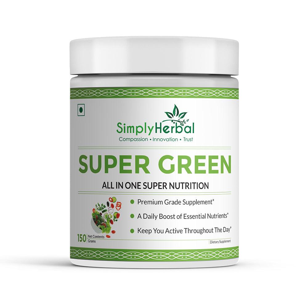 simply herbal Simply Herbal Supper Green Herbs Powder – 150g