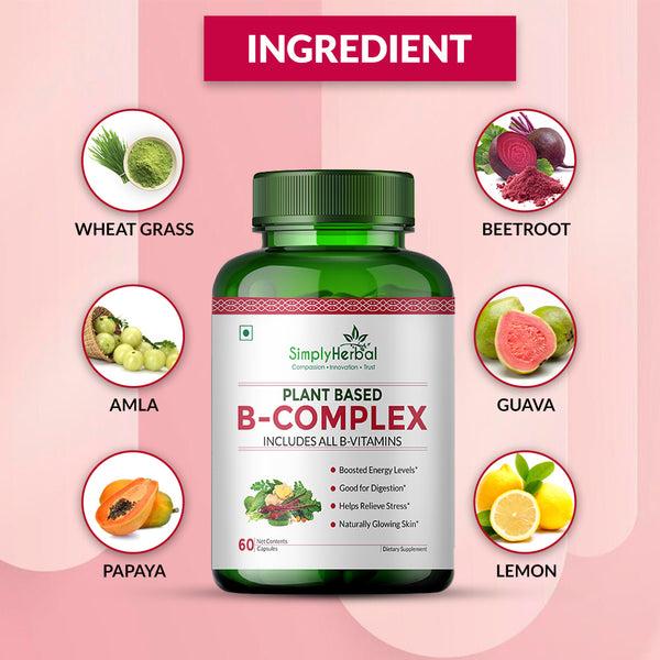 Simply Herbal Simply Herbal Vitamin B Complex Capsule |60 Capsules