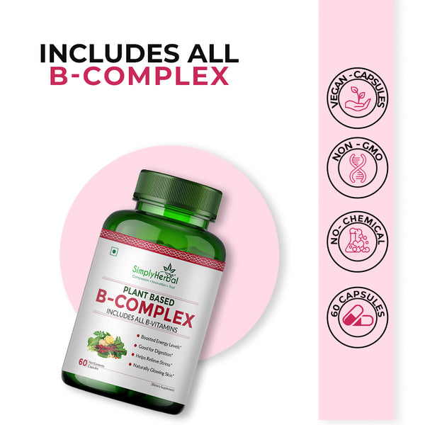 Simply Herbal Simply Herbal Vitamin B Complex Capsule |60 Capsules