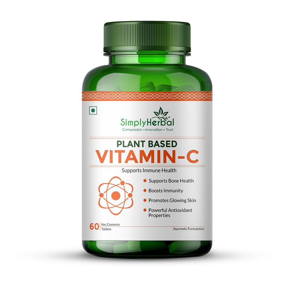 simply herbal Simply Herbal Vitamin-C for Glowing Skin Bone & Immune Health 1000mg - 60 Tablets
