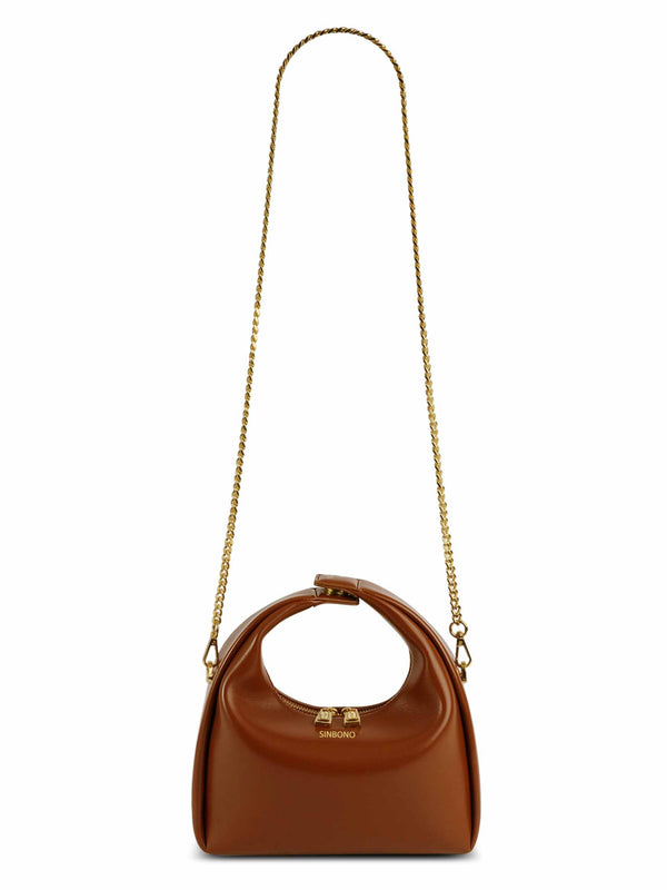 Sinbono Medium Vienna Top Handle Crossbody Bag - Brown