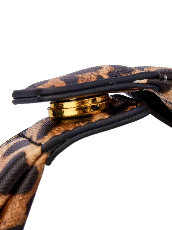 Sinbono Medium Vienna Top Handle Crossbody Bag - Brown Leopard Print