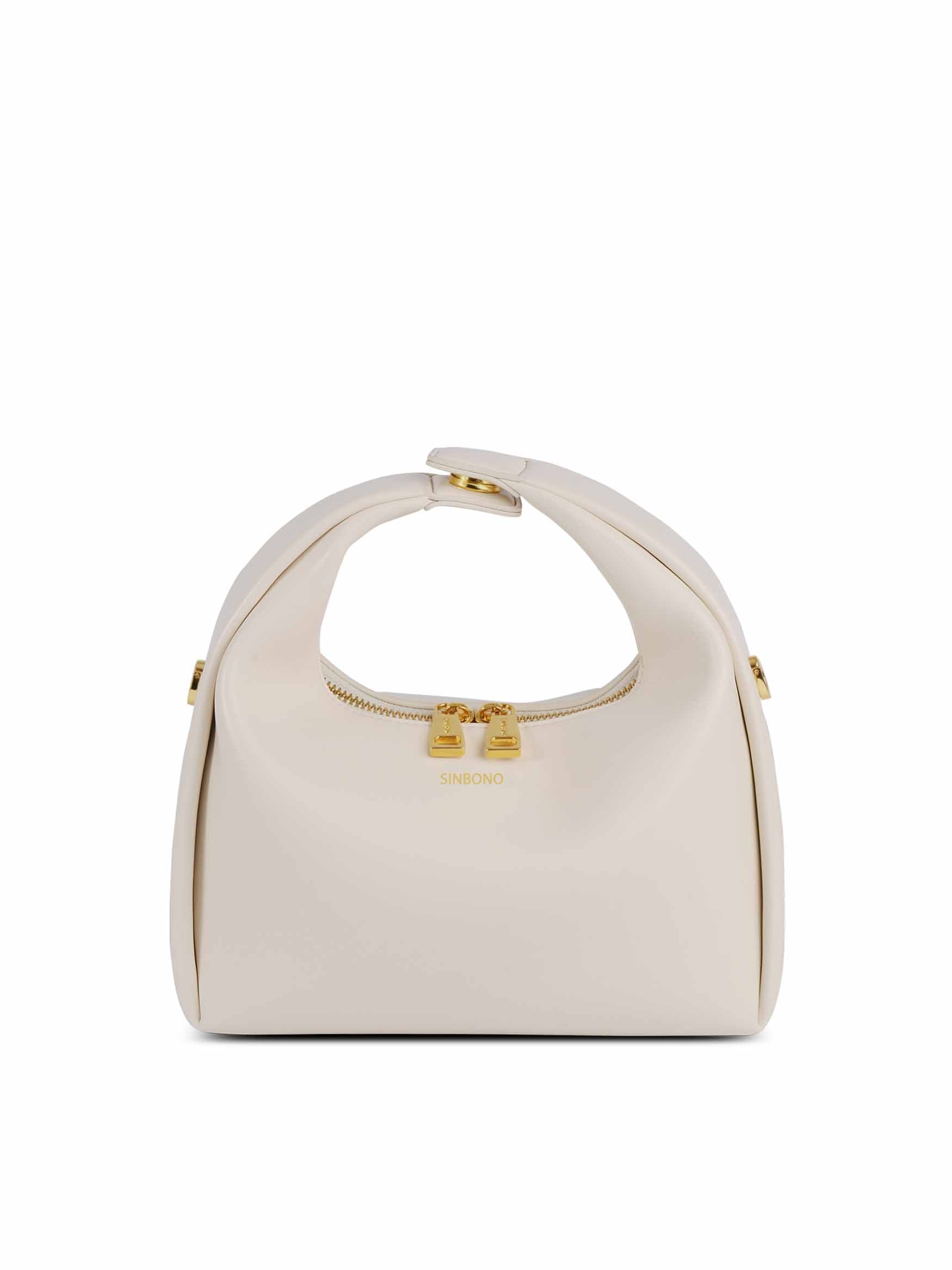 sinbono Medium Vienna Top Handle Crossbody Bag - Ivory