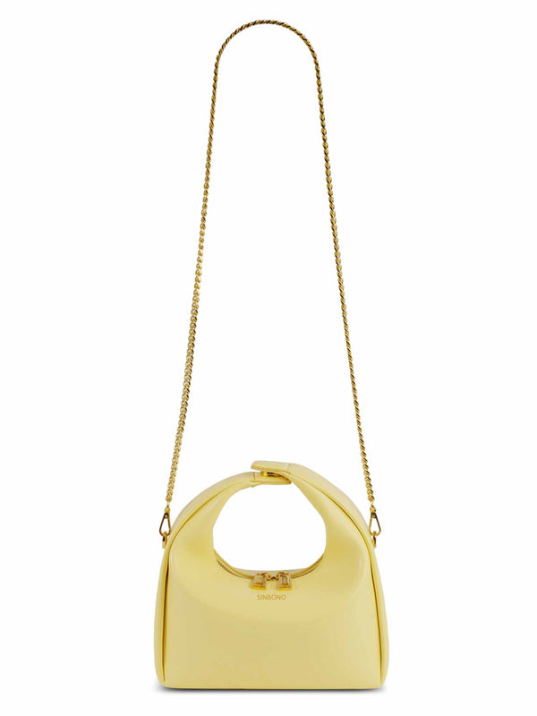 Sinbono Medium Vienna Top Handle Crossbody Bag - Light Yellow