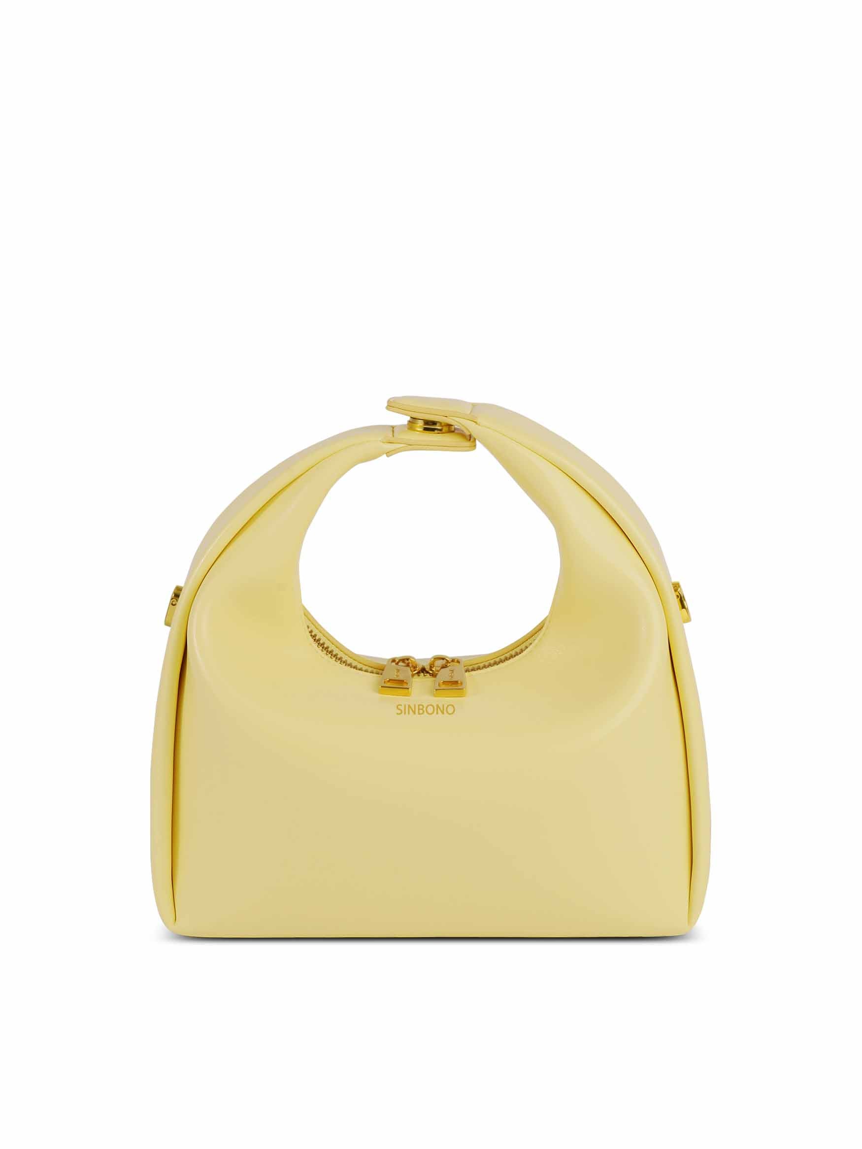 sinbono Medium Vienna Top Handle Crossbody Bag - Light Yellow