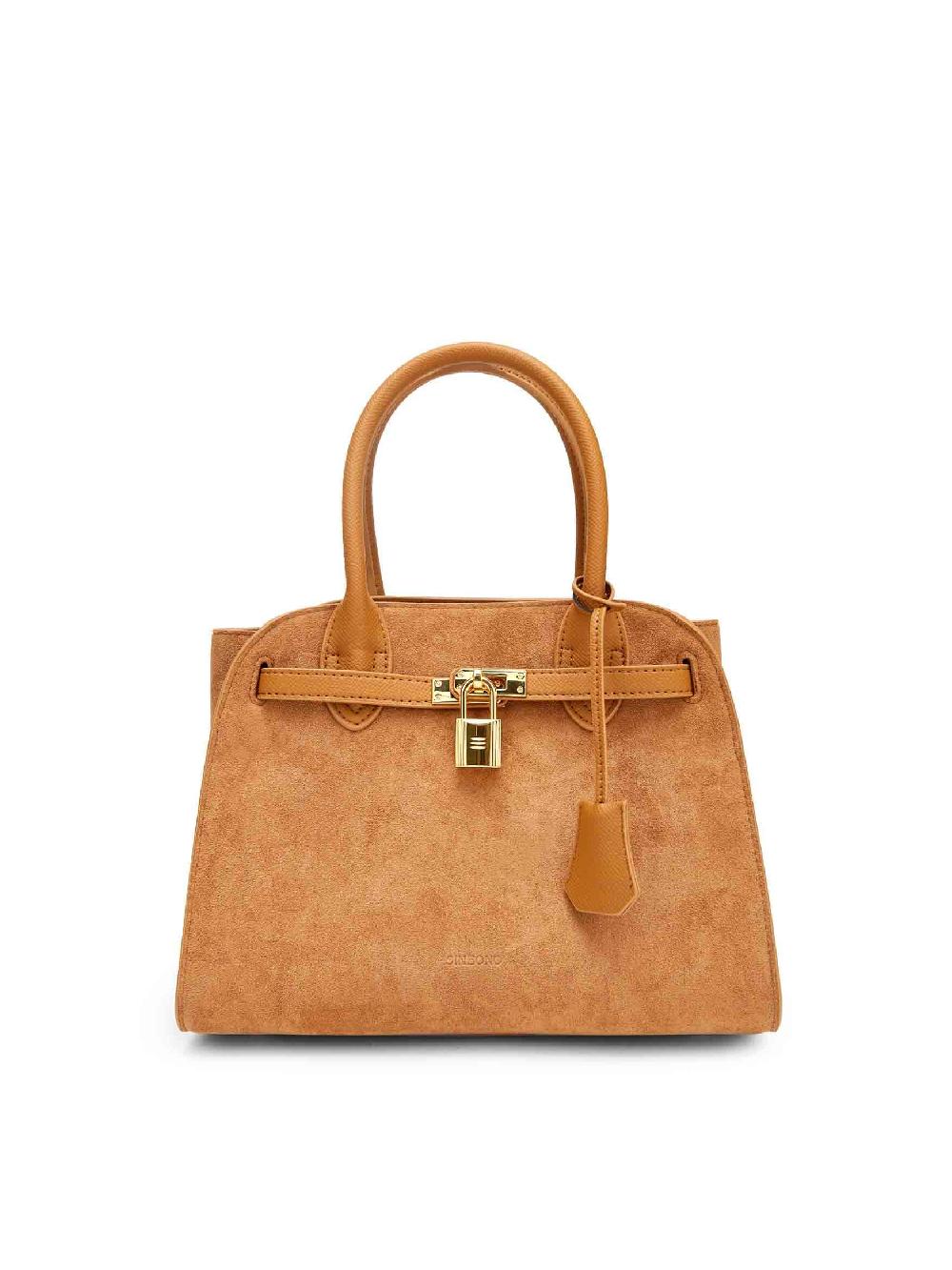 sinbono Ramona Top Handle Crossbody Bag - Light Brown