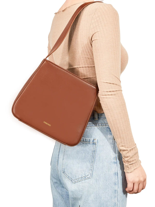Sinbono Betty Shoulder Bag- Brown