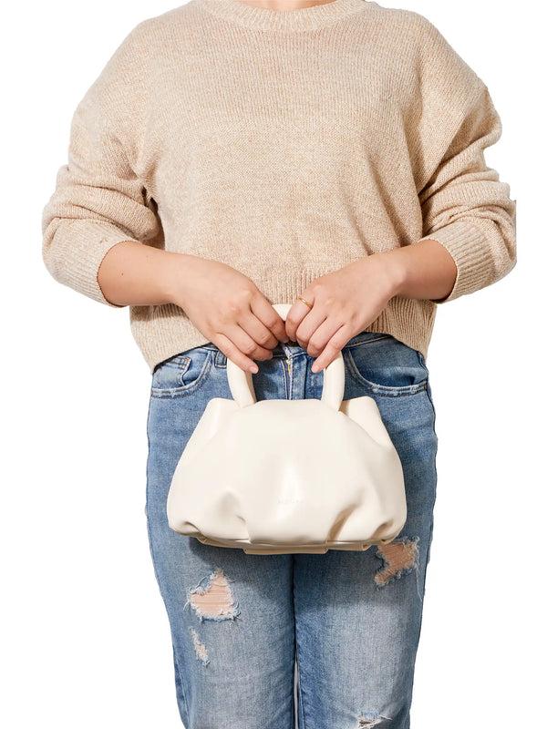 Sinbono Gal Top Handle Crossbody Bag - Ivory
