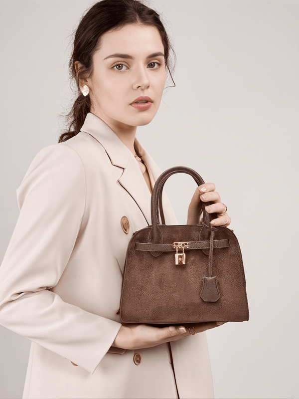 Sinbono Ramona Top Handle Crossbody Bag - Dark Brown