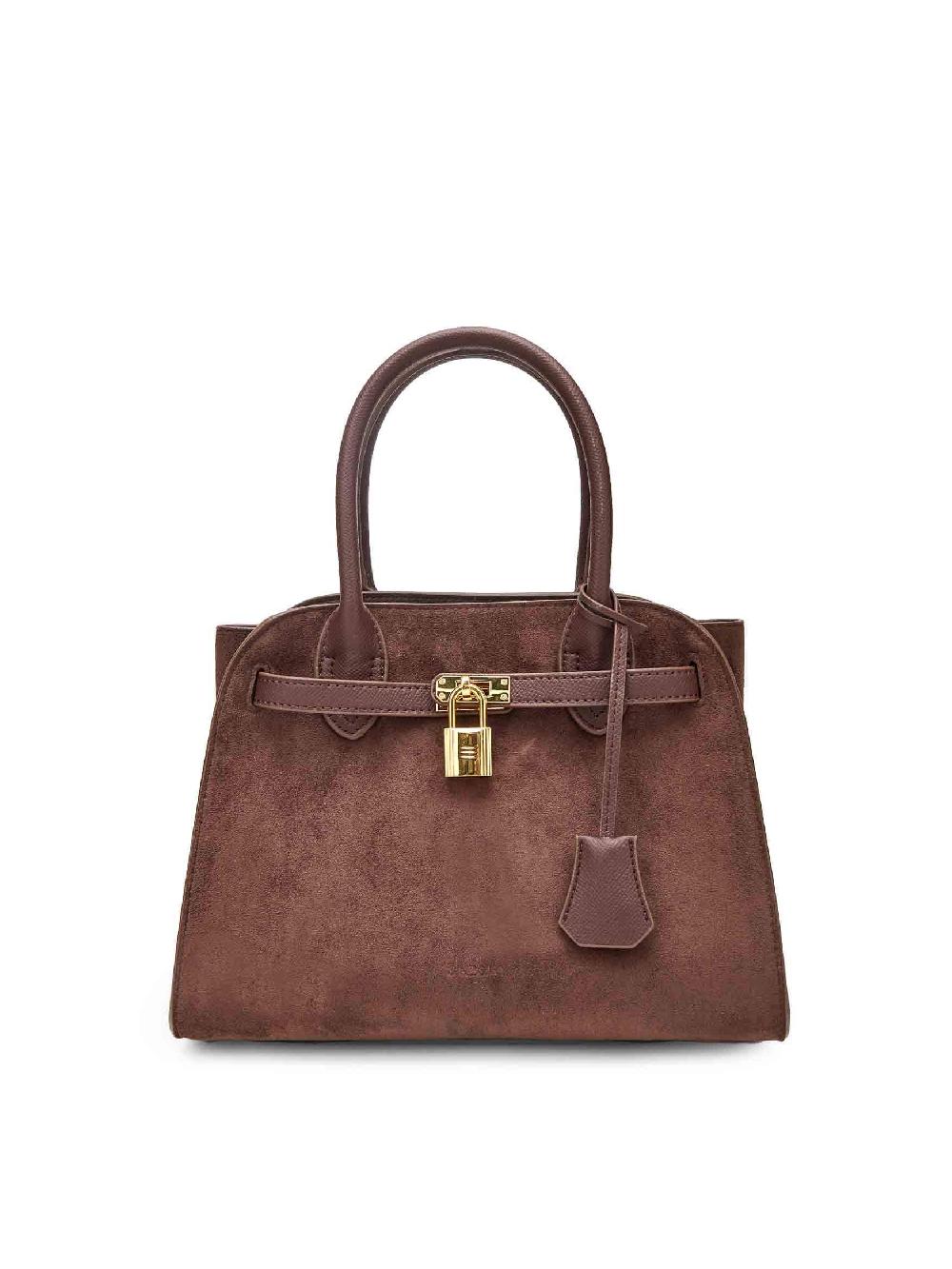 sinbono Ramona Top Handle Crossbody Bag - Dark Brown