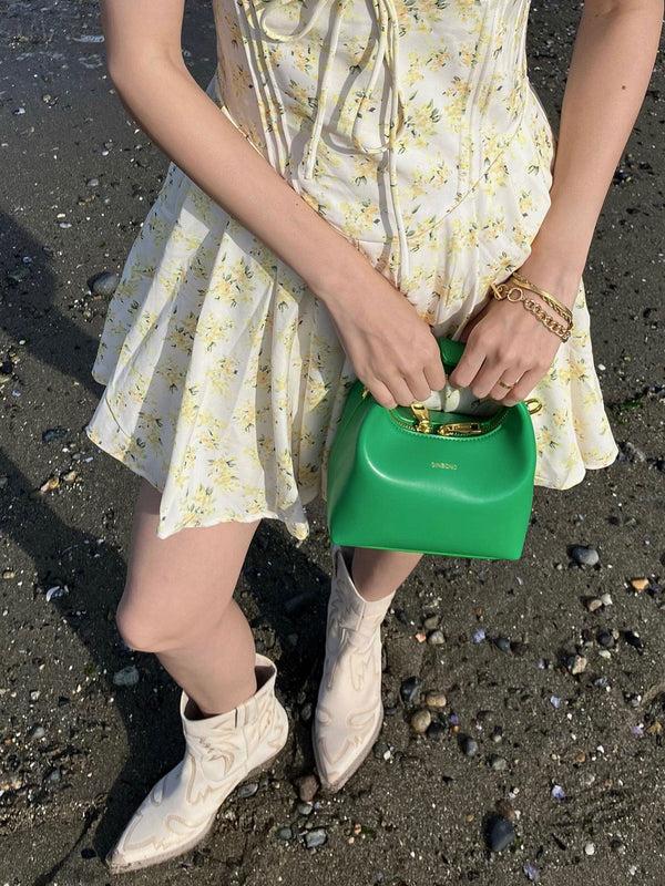 Sinbono Vienna Top Handle Crossbody Bag - Grass Green