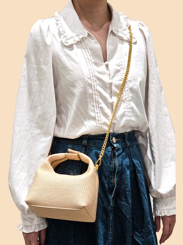 Sinbono Vienna Top Handle Crossbody Bag - Milk Yellow