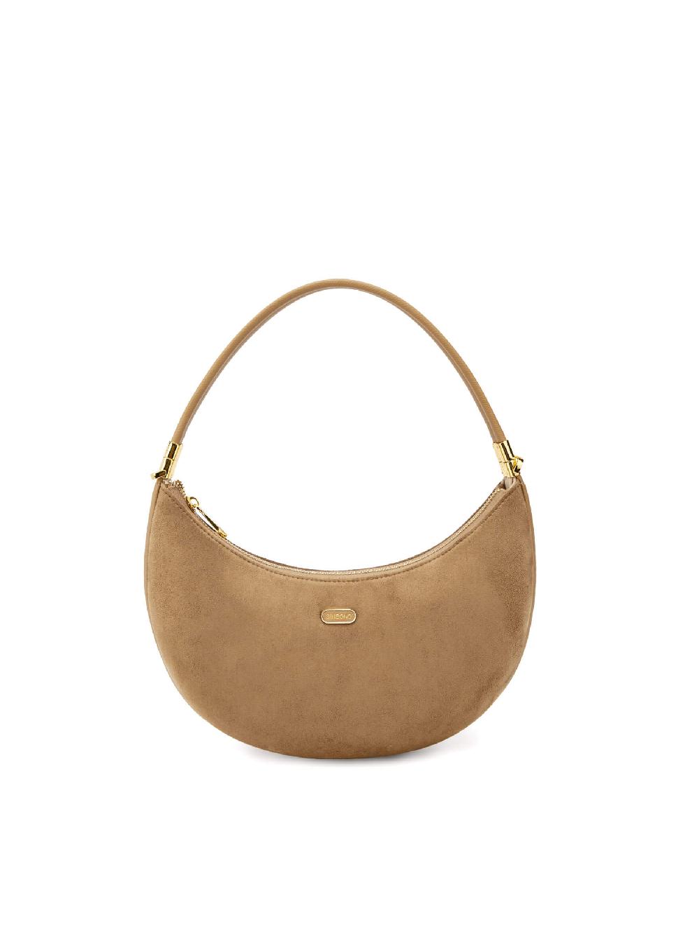 sinbono Zoey Shoulder Crossbody Bag - Brown Fake Suede