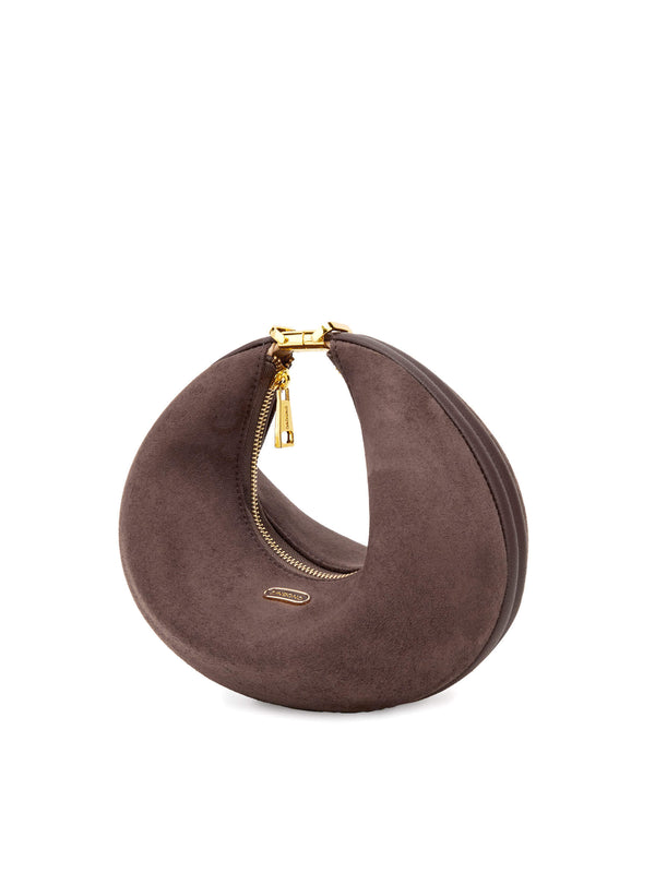 Sinbono Zoey Shoulder Crossbody Bag - Dark Brown Fake Suede