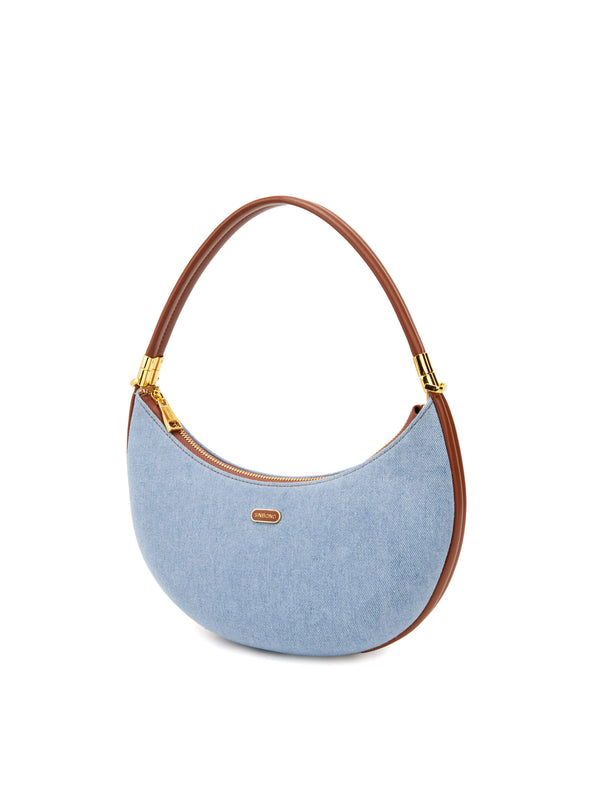 Sinbono Zoey Shoulder Crossbody Bag - Light Blue&Brown