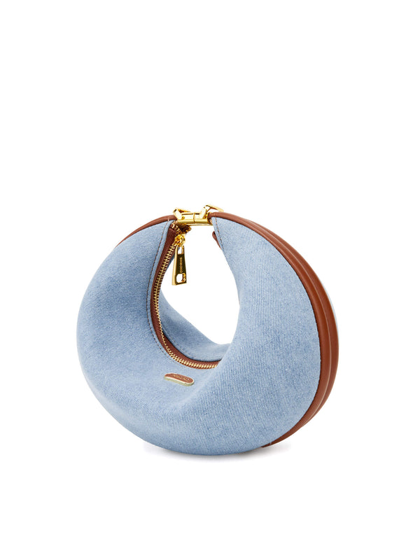 Sinbono Zoey Shoulder Crossbody Bag - Light Blue&Brown