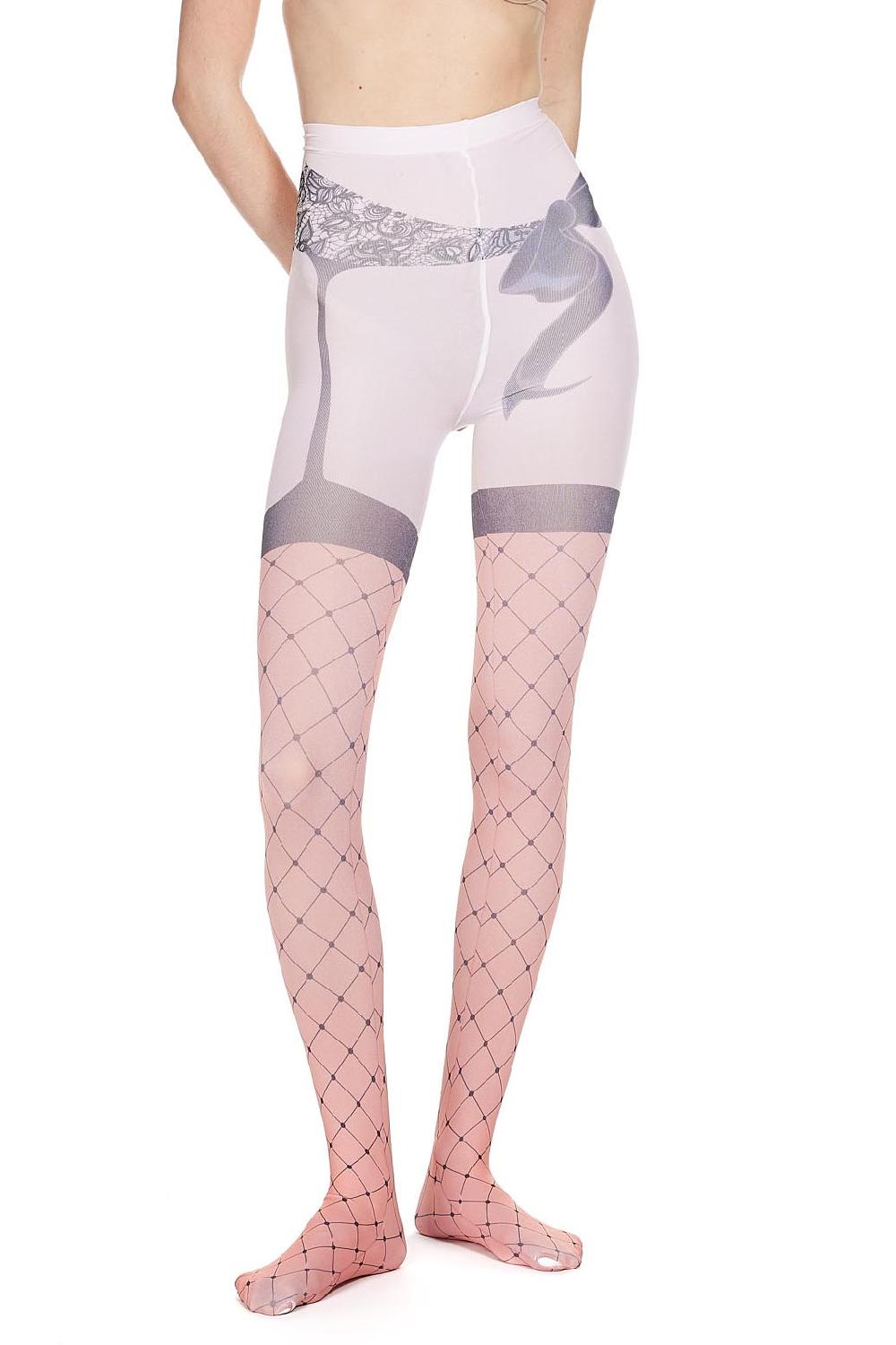 sinead gorey Bow Suspender Tights