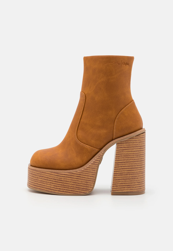 Sinead Gorey Brown Platform Bootie