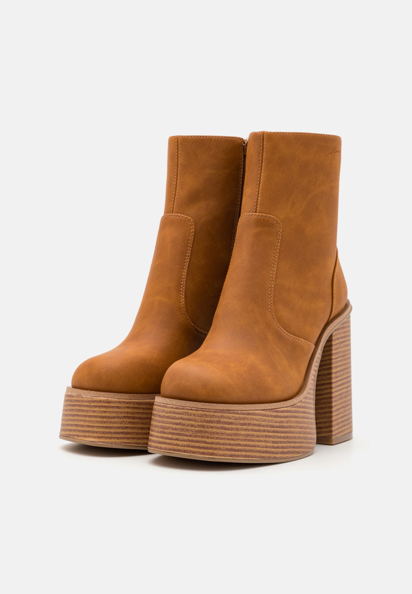 Sinead Gorey Brown Platform Bootie