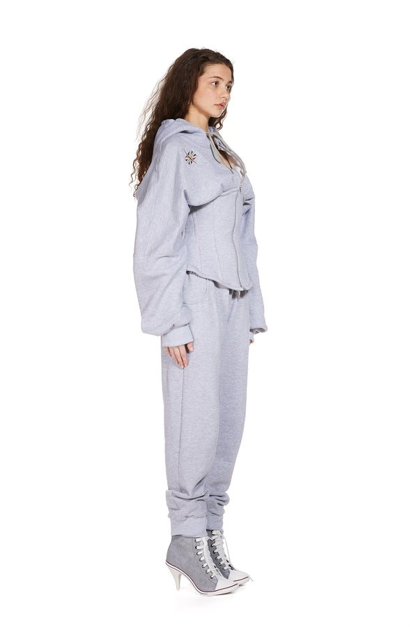Sinead Gorey Cotton Jersey Corset Joggers